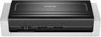 Brother ADS-1700W Kompakter und intelligenter Dokumentenscanner | Dokumentenzuführung | Automatisches Scannen | Wi-Fi/Wi-Fi Direct, Weiß/Schwarz