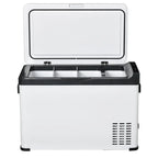 Outsunny Auto-Kühlschrank Kompressor LCD-Panel Batterieschutz Weiß