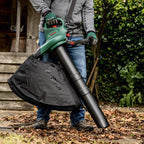 Bosch elektrischer Laubsauger/Laubblser UniversalGardenTidy 3000 (3000 W, Fangsack 50 l, stufenlose Drehzahleinstellung, zum Blasen, Saugen und Hckseln von Laub, in Kartonverpackung)
