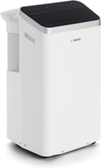 Bosch Cool 4000 Mobiles Klimagerät - 3-in-1: Klimagerät, Luftentfeuchter, Ventilator - 2,6 kW für Räume bis zu 35m² - Mit Auto-Modus, Silent-Modus & Sleep-Modus