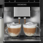Siemens Kaffeevollautomat EQ900 TQ903D03, App-Steuerung, intuitives Full-Touch-Display, Barista-Modus, AromaBoost, Geräuschreduzierung, Premiummahlwerk, automatische Dampfreinigung, 1500 W, edelstahl