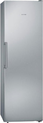 Siemens GS54NAWCV iQ500 Gefrierschrank, 176 x 70 cm, 327 L, noFrost nie wieder abtauen, bigBox Platz für großes Gefriergut, varioZone flexible Glas-und Schubladen, Weiß