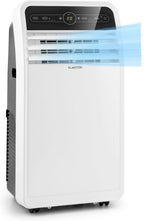 Klarstein Mobile Klimaanlage mit Abluftschlauch, 4-in-1 Klimagerät mit Ventilator, Luftentfeuchter & Nachtmodus, Kleine & Portable Klimaanlage für Wohnung & Büro, Niedriger Verbrauch, 9000 BTU