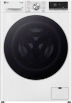 LG F4WV7080, Klasse A, Frontlader-Waschmaschine 8 kg, 1400 U/Min, AI Direct Drive, Wi-Fi, Tiefenreinigung mit Dampf, Groe Kapazitt, TRIPLE A, Auentür aus Sicherheitsglas, 62 x 60 x 85 cm  Wei