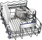 Siemens SR65YX08ME, iQ500 Smarter Geschirrspüler Vollintegriert, 45 cm breit, Besteckschublade, Zeolith, extra leise, aquaStop, automatische Türöffnung nach Programmende, varioSpeed, Innenbeleuchtung