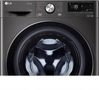 LG F4WV7080, Klasse A, Frontlader-Waschmaschine 8 kg, 1400 U/Min, AI Direct Drive, Wi-Fi, Tiefenreinigung mit Dampf, Groe Kapazitt, TRIPLE A, Auentür aus Sicherheitsglas, 62 x 60 x 85 cm  Wei
