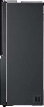 LG GSGV81PYLL Side by Side Kühlschrank, Klasse E, 635 L, Instaview, Kühlschrank mit Gefrierfach, Eis-, Crushed Ice- Wasserspender, Total NoFrost, Smart Inverter Kompressor, Wi-Fi