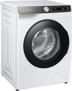 Samsung Waschmaschine, 8 kg, 1400 U/min, Ecobubble, Automatische Waschmittel- und Weichspülerdosierung, Inox/Schwarz, WW80T534AAXAS2