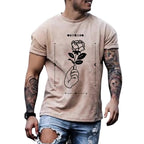herren-tshirt-grosse-groessen-print-rundhals-kurzarm-locker