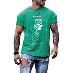Herren Shirt große Größen mit Print und lockerem Schnitt