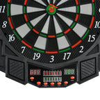 HOMCOM elektronische Dartscheibe Dartboard 27 Spiele 8 Spieler