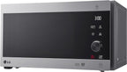 LG MS2595CIS Mikrowelle mit Smart Inverter Technologie, 25 Liter Kapazität, 1000 W, Automatikprogramme, einstellbare Leistungsstufen und EasyClean-Funktion, Silber