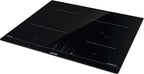 Gorenje 738971 Einbaubackofen-Set OptiBake Black Steam Pyro Set / 77L / Heißluft/Pyrolyse/ExtraSteam/GentleClose/AirFry/Pizzamode 300°C/PerfectGrill/Induktions-Kochfeld mit BridgeZone/schwarz