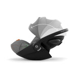 CYBEX Gold Kinderwagen EOS Lux 2-in-1 mit Babyschale Aton B2 i-Size und Babyschalen-Adapter, Reisesystem, Ab Geburt bis 22 kg (ca. 4 Jahre), Moon Black (Schwarz)