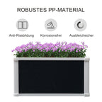 Outsunny Hochbeet Pflanzkasten für Gemüse & Kräuter schädlingsgeschützt