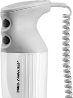 ESGE Zauberstab P 350 Profi, Stabmixer weiß inklusive Multifunktionsmesser, bis zu 22.000 U/min, 90880, weiß/grau