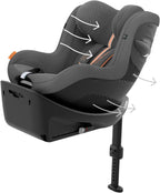 CYBEX Gold ISOFIX Basis, Base G, Für Babyschale Cloud G i-Size und Auto-Kindersitz Sirona G i-Size, Schwarz