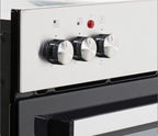 PKM Einauherdset BIC3-IGKIX-2 | Edelstahlblende | Glaskeramikkochfeld 60cm | 3 Backofenfunktionen | Energieeffiziezklasse A