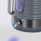 Russell Hobbs Inspire Grey Frühstückset Toaster, Wasserkocher und Kaffeemaschine