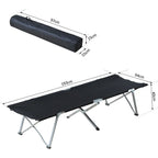 Outsunny Feldbett Campingliege klappbar mit Tragetasche Outdoor