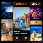 Hisense 40E4QT Fehrnseher, 40 Zoll, DLED, Smart TV, Game Mode, AI Sports Mode, Dolby Audio, Dolby MS12, DTS Virtual X, HDR10, HLG, Full HD, High Contrast, Rauschunterdrückung [2025]