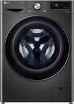 LG F4WV7080, Klasse A, Frontlader-Waschmaschine 8 kg, 1400 U/Min, AI Direct Drive, Wi-Fi, Tiefenreinigung mit Dampf, Große Kapazität, TRIPLE A, Außentür aus Sicherheitsglas, 62 x 60 x 85 cm ꟷ Weiß