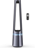Rowenta QU5062 Eclipse 3in1 Luftreiniger | Heizlüfter | Ventilator | filtert 99,9% der Partikel | für 30 m2 Raumgre | schnelle Heizung bis zu 35°C | automatischer Tag- und Nachtmodus | Schwarz/Grau