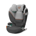 CYBEX Gold Kindersitz Solution S2 i-Fix, Für Autos mit und ohne ISOFIX, 100 - 150 cm, Ab ca. 3 bis 12 Jahre (15 - 50 kg), Lava Grey