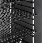 METRO Professional Mini-Kühlschrank GPC1088, 88 L, 1.052 kWh/24h, 3 Edelstahl-Drahtböden, schwarz
