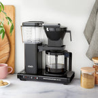 Moccamaster KBG Select, Kaffeemaschine, Retro Kaffeemaschine, Filterkaffee, Off-White, 1.25L