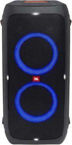 JBL PartyBox 710 - Schwarz – Trag - und rollbarer Bluetooth Party-Lautsprecher mit Lichteffekten – Spritzwassergeschützte, mobile Musikbox