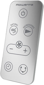 Rowenta VU5870 Standventilator Turbo Silence Extreme+ | Fernbedienung | 5 Geschwindigkeiten | Abschaltautomatik | Timer | Automatische Oszillation | Höhenverstellbar, Weiß