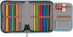 LÄSSIG 7-teiliges Schulranzen Set Kinder/School Set Boxy Unique Schwarz