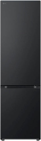 LG GBV22NCCEP Kühl-/Gefrierkombination – Smart Inverter Compressor, Total No Frost, Modern Flat Door Design, Matt Schwarz Metallic, Energieeffizienz A