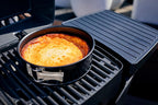 EndersGasgrill Urban II Pro, Tischgrill, Grillen-, Kochen- und Backen Funktion, 2 Brenner Edelstahl, mit Grill-Thermometer, Balkon-, Camping-Grill, Aluguss-Gehäuse, Gusseisen-Rost, #2062