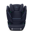 CYBEX Gold Kindersitz Solution S2 i-Fix, Für Autos mit und ohne ISOFIX, 100 - 150 cm, Ab ca. 3 bis 12 Jahre (15 - 50 kg), Lava Grey