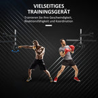 HOMCOM Boxgestell Punchingball höhenverstellbar Wandhalterung