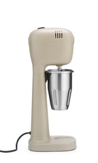 HENDI Milchshake Maker, Inkl. 2 Mixbechers (Edelstahl und Polykarbonat) und 4 austauschbaren Rührwerken, Drink mixer, Frappés, Getränkemixer, 230V/400W, 170x196x(H)490mm, Karamell