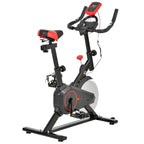 HOMCOM Fahrradtrainer Heimtrainer LCD-Display höhenverstellbar