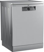 Beko BDFN26420W b300 freistehender Geschirrspüler, unterbaufhig, Platz für 14 Magedecke, Pro Inverter Motor, TrayWash, HygieneIntense, 6 Programme, WaterSafe+, Wei