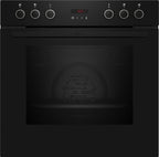 NEFF EDX442, Set bestehend aus E1ECD0AN0, N 30, Einbauherd mit CircoTherm, 60 x 60 cm, Edelstahl und M13R42N2, N 50, herdgesteuertes Elektrokochfeld, 60 cm, Schwarz, mit Rahmen aufliegend