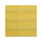 Lichtblick Klemmfix Plissee, stufenloses Einstellen, blickdicht, Montage ohne Bohren, 130 cm, 100 cm, Gelb - B-Ware neuwertig