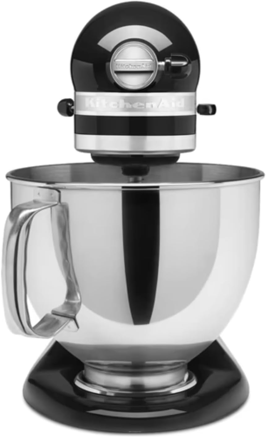 KitchenAid Küchenmaschine I Artisan I Kippbarem Food Processor I Teigknetmaschine mit 5 Zubehör | 2 Schüsseln aus Edelstahl | 4.8 L | Pistaccio