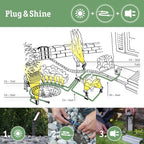 Paulmann Leuchten Paulmann 93696 Outdoor Plug & Shine 3er-Set Spot Sting Basisset IP67 3000K 3 x 6W