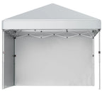 Outsunny Faltpavillon höhenverstellbar UV30+ mit Seitenwänden