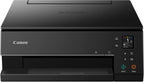 Canon PIXMA TS6350a Drucker Farbtintenstrahl Multifunktionsgerät DIN A4 (Fotodrucker, Scanner, Kopierer, OLED, 4.800x1.200 dpi, USB, WLAN, 5 separate Tinten, Duplexdruck, 2 Papierzuführungen), schwarz