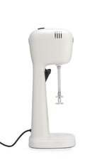HENDI Milchshake Maker, Inkl. 2 Mixbechers (Edelstahl und Polykarbonat) und 4 austauschbaren Rührwerken, Drink mixer, Frappés, Getränkemixer, 230V/400W, 170x196x(H)490mm, Karamell