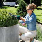 Bosch Akku Grasscheren Set Isio (3,6 Volt, Messerlnge 12 cm, Messerabstand 8 mm, mit XL-Gartenhandschuhen inklusive, in Softcase) – Amazon Edition