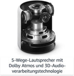 Echo Studio (Neueste Generation) | Der beste Klang, den unsere smarten WLAN- und Bluetooth-Lautsprecher je geboten haben – mit Dolby Atmos, 3D-Audio, Smart-Home-Hub und Alexa | Weiß