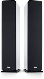 Teufel Ultima 40 Stereo Lautsprecher - HiFi Standlautsprecher Paar der Spitzenklasse, Phase-Plug Hochtöner, 3-Wege System, Doppelrohr-Bassreflex, Musik, Filmton, Games - schwarz